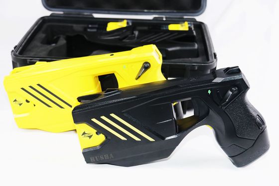 acheter HUSHA TX200P Double cartouche Pistolet électrocutant IP57 imperméable à l'eau et double laser et lumière LED arme non létale fabrication en ligne